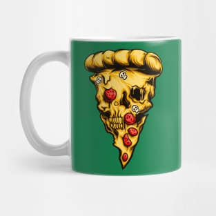 Pizza skull illustration Mug